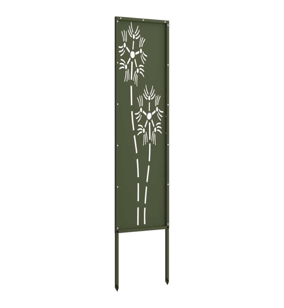 Garten Sichtschutz-Leinwand Olivgrün 32 x 140 cm