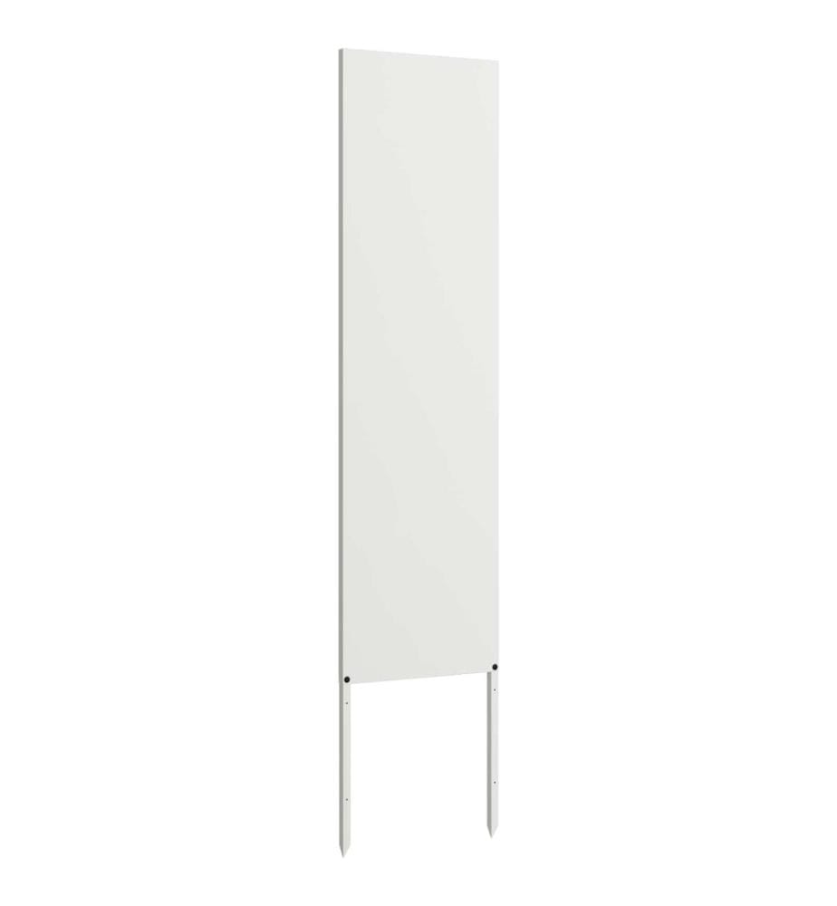Garten Sichtschutz-Leinwand Weiss 32 x 140 cm