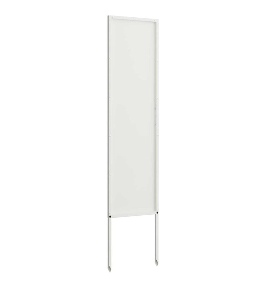Garten Sichtschutz-Leinwand Weiss 32 x 140 cm