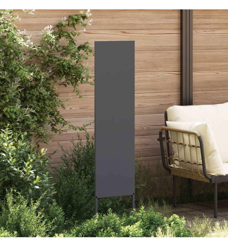 Garten Sichtschutz-Leinwand Anthrazit 32 x 140 cm