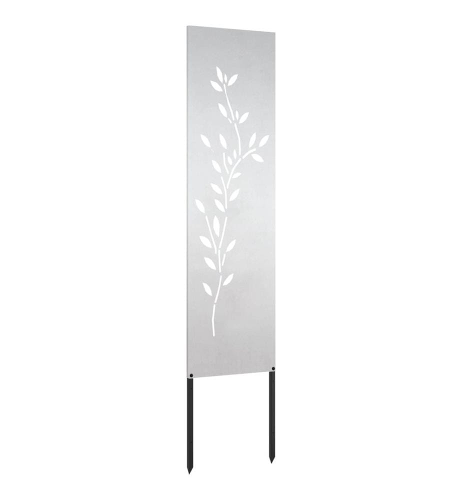 Écran de confidentialité de jardin Floral Argenté 32 x 140 cm