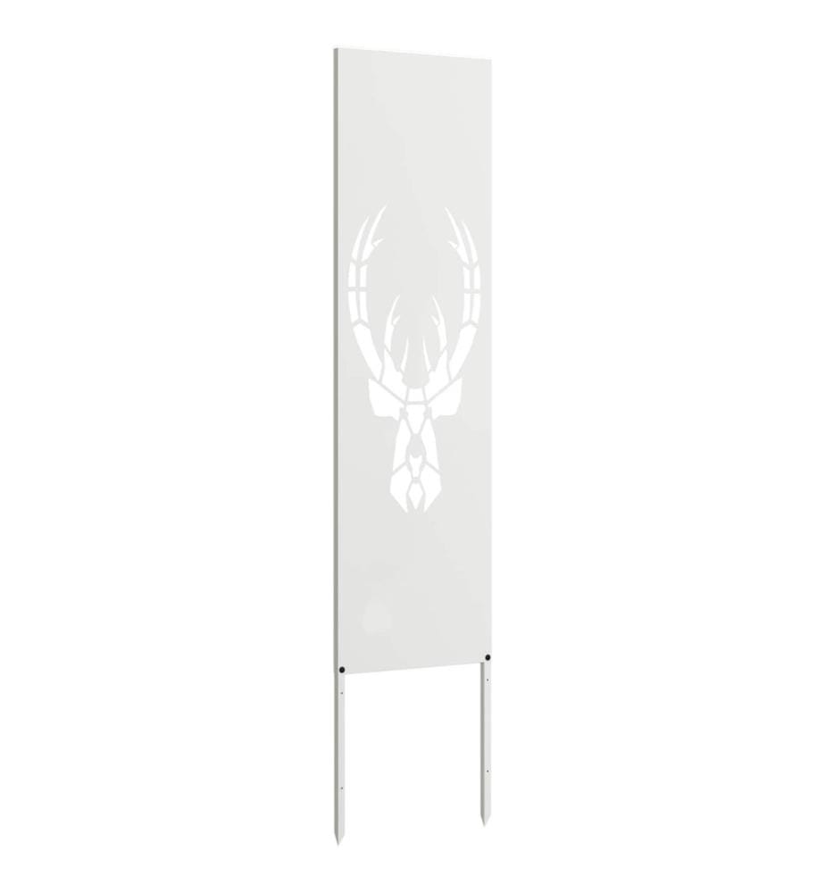 Garten Sichtschutz-Leinwand Tiermuster Weiss 32 x 140 cm