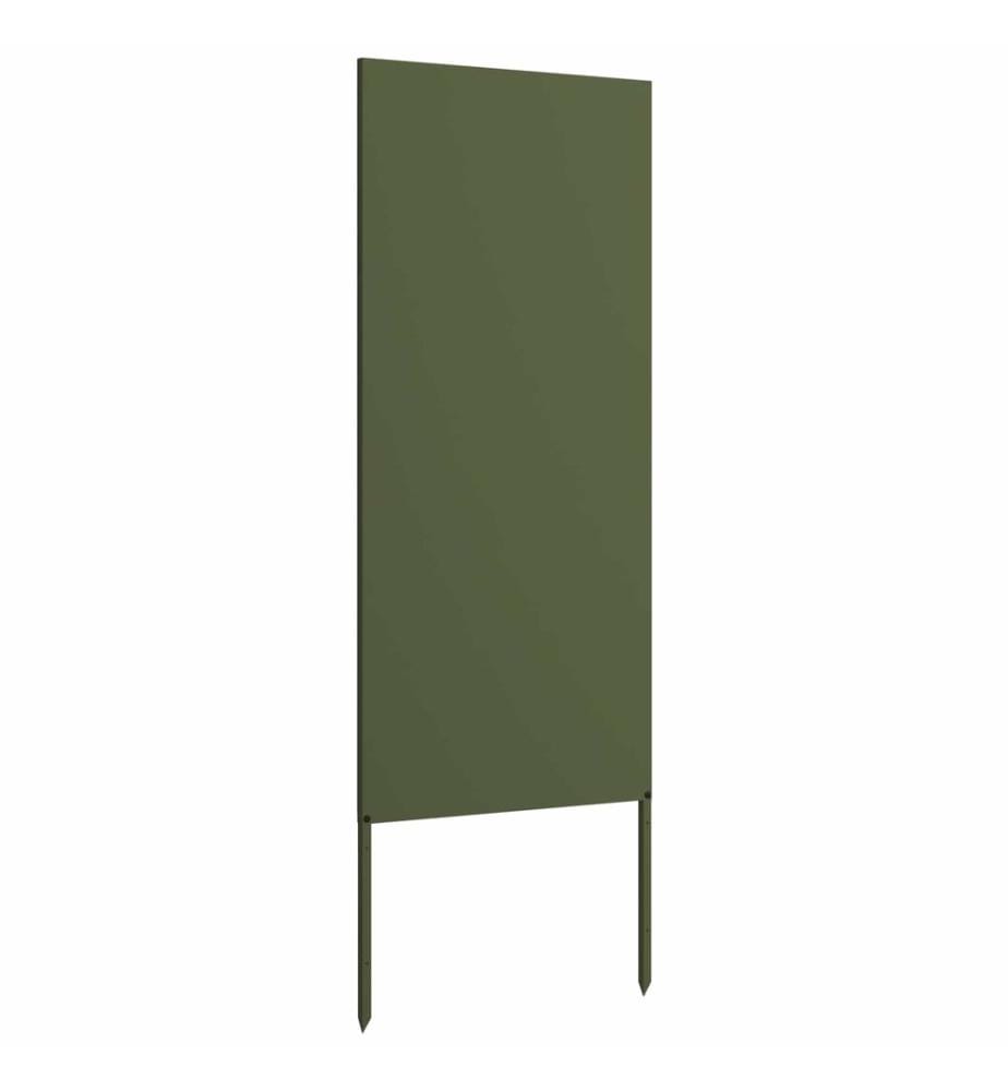 Écran de confidentialité de jardin Vert olive 50 x 140 cm