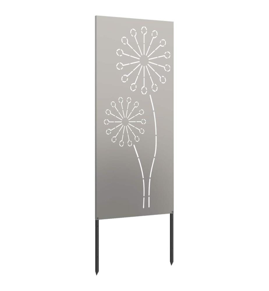 Garten Sichtschutz-Leinwand Rostig 50 x 140 cm Wetterfeststahl
