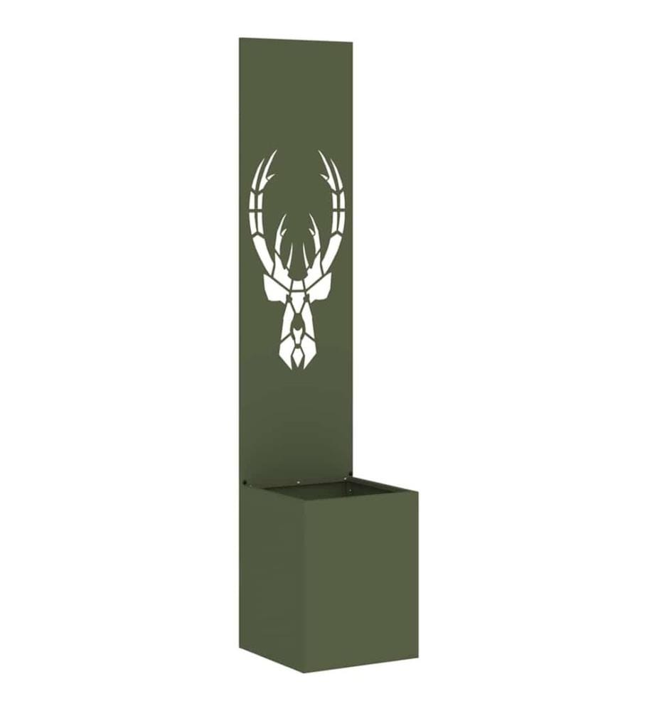 Écran de confidentialité de jardin Vert olive 32 x 32 x 150 cm