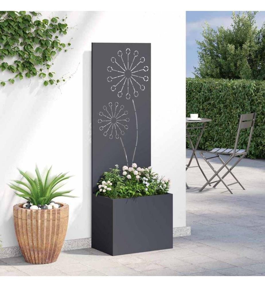 Garten Sichtschutz-Leinwand Anthrazit 50 x 150 cm