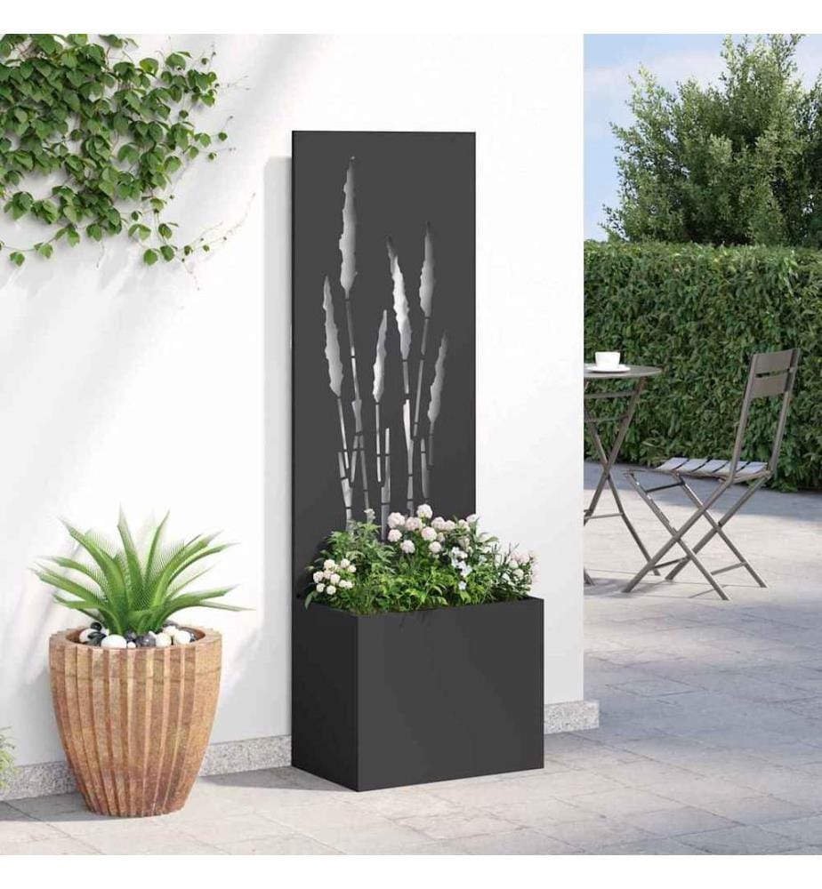 Garten Sichtschutz-Leinwand Schwarz 50 x 150 cm