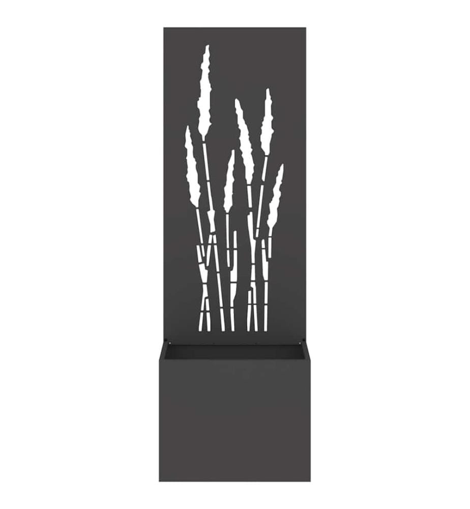 Garten Sichtschutz-Leinwand Schwarz 50 x 150 cm