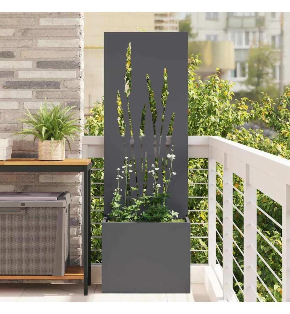 Garten Sichtschutz-Leinwand Anthrazit 50 x 150 cm