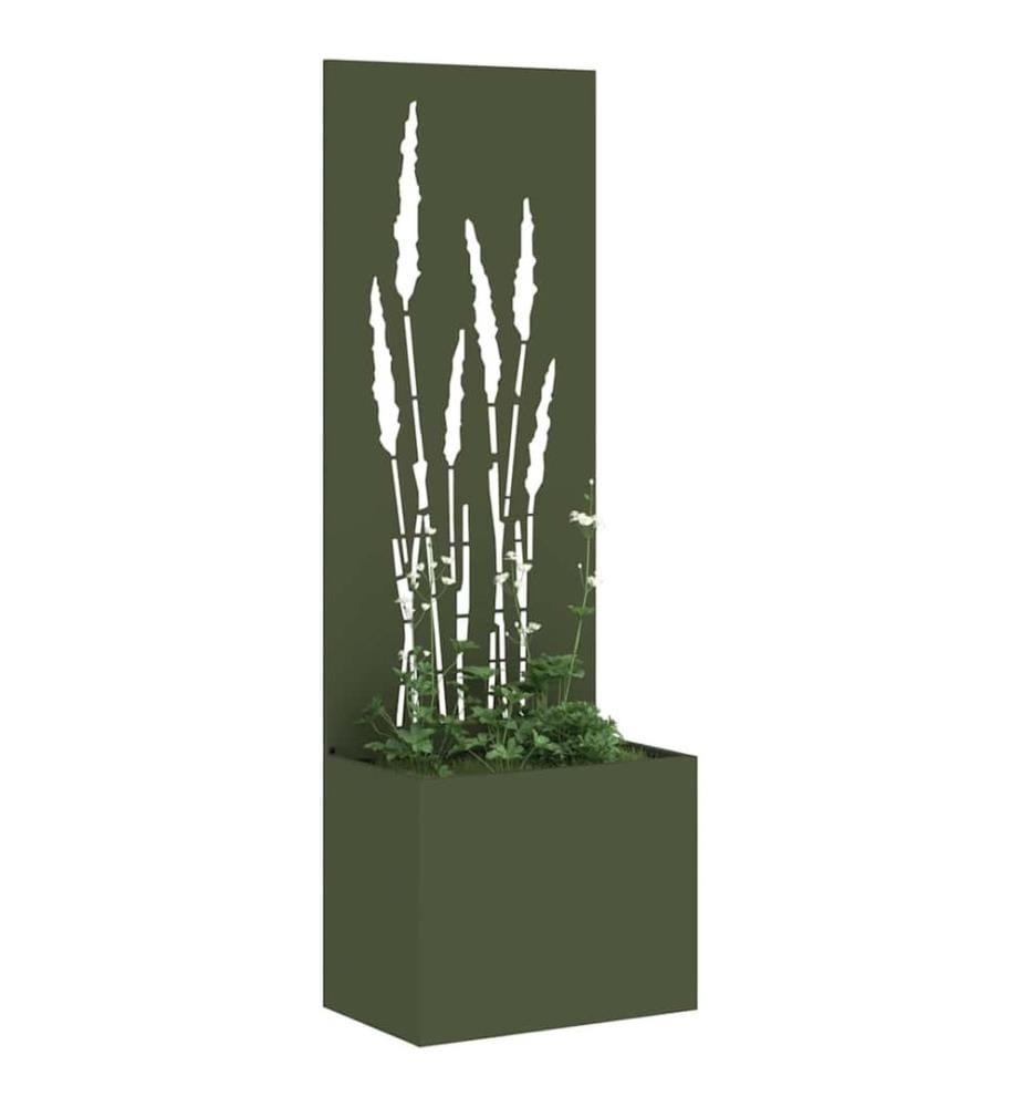 Garten Sichtschutz-Leinwand Olivgrün 50 x 150 cm