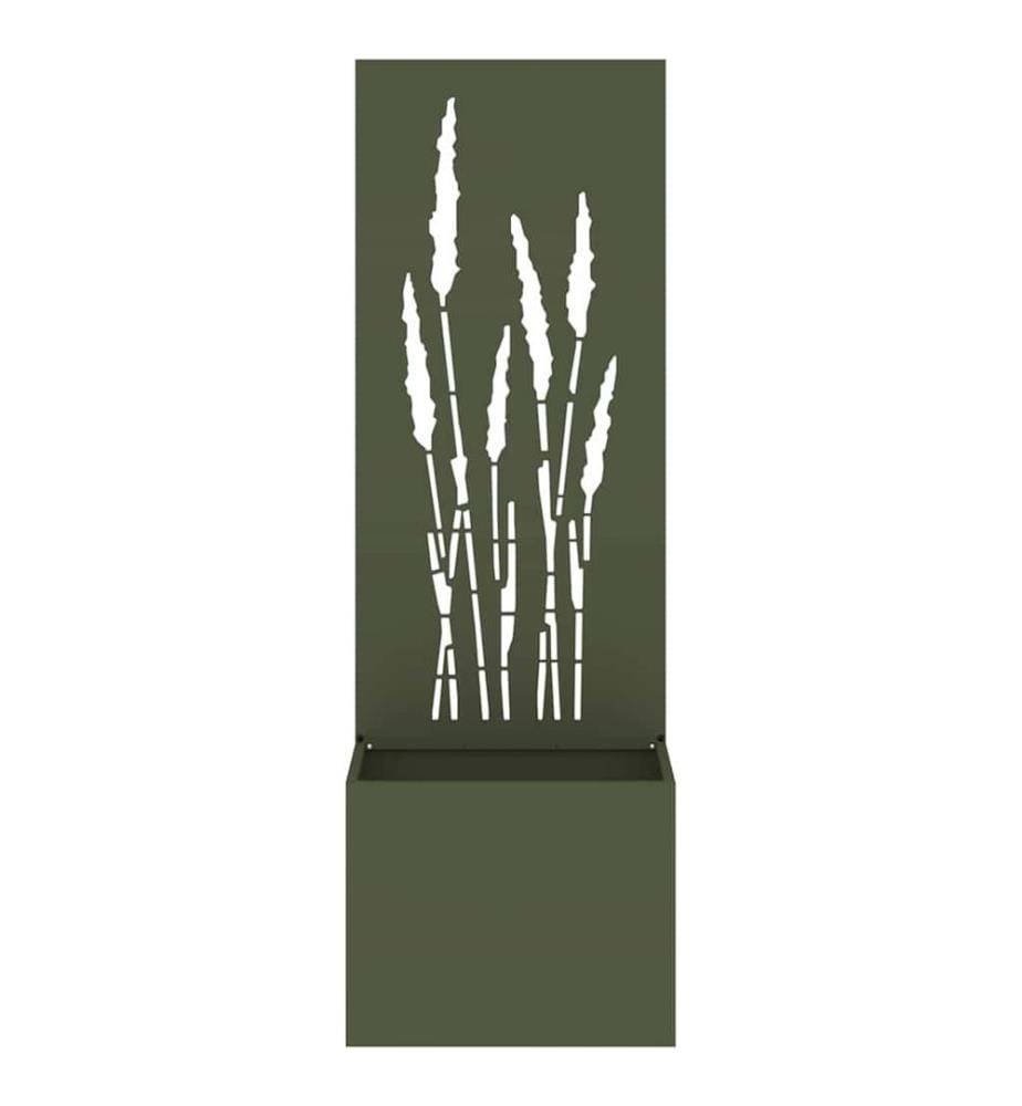 Garten Sichtschutz-Leinwand Olivgrün 50 x 150 cm