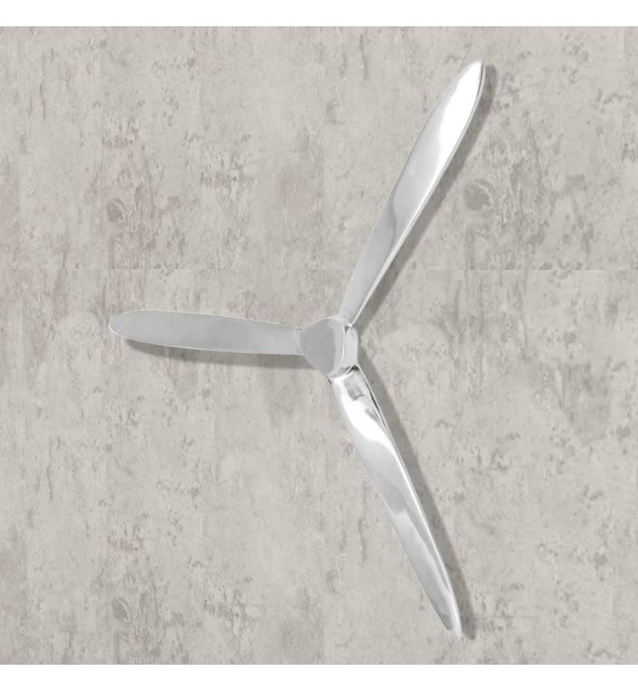 Hélice murale Aluminium Argenté 70 cm