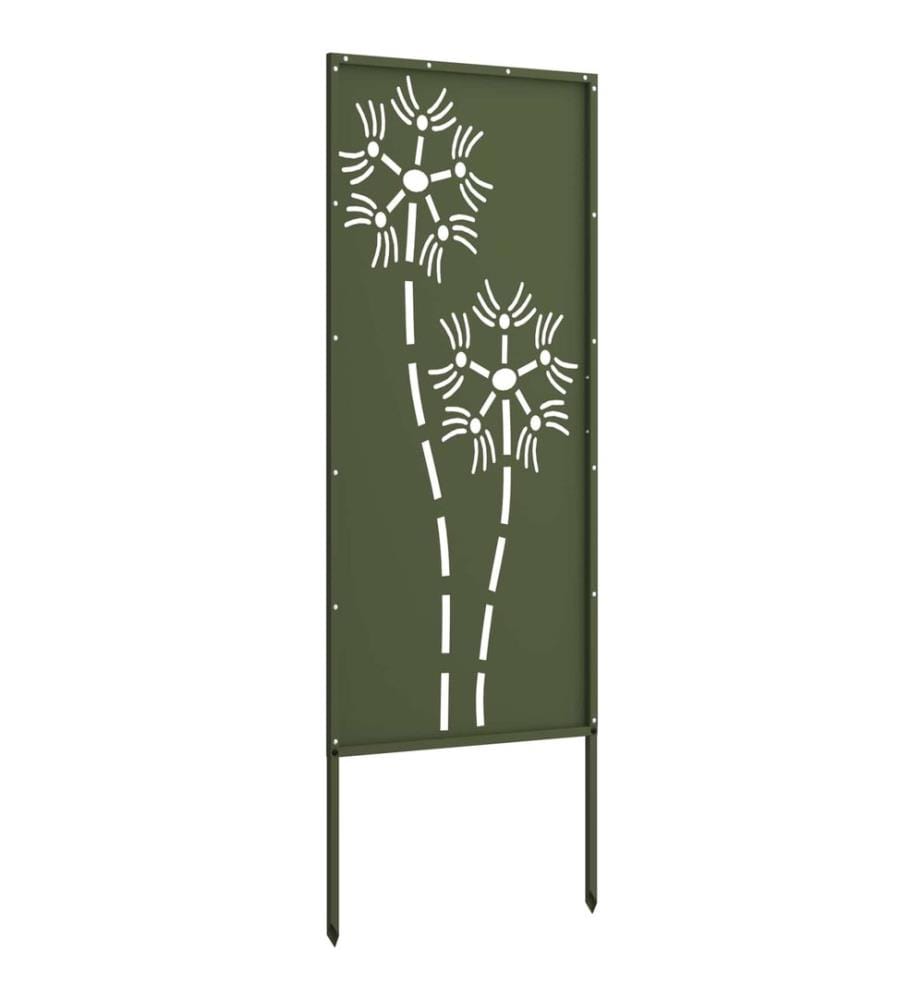 Garten Sichtschutz-Leinwand Olivgrün 50 x 140 cm