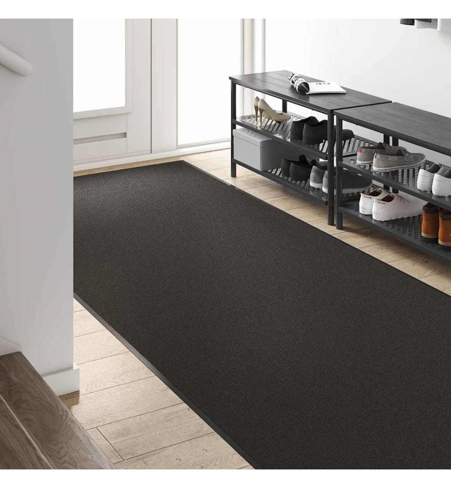 Fussmatte Sonstiges Schwarz 120 x 250 cm Polyamid und PVC