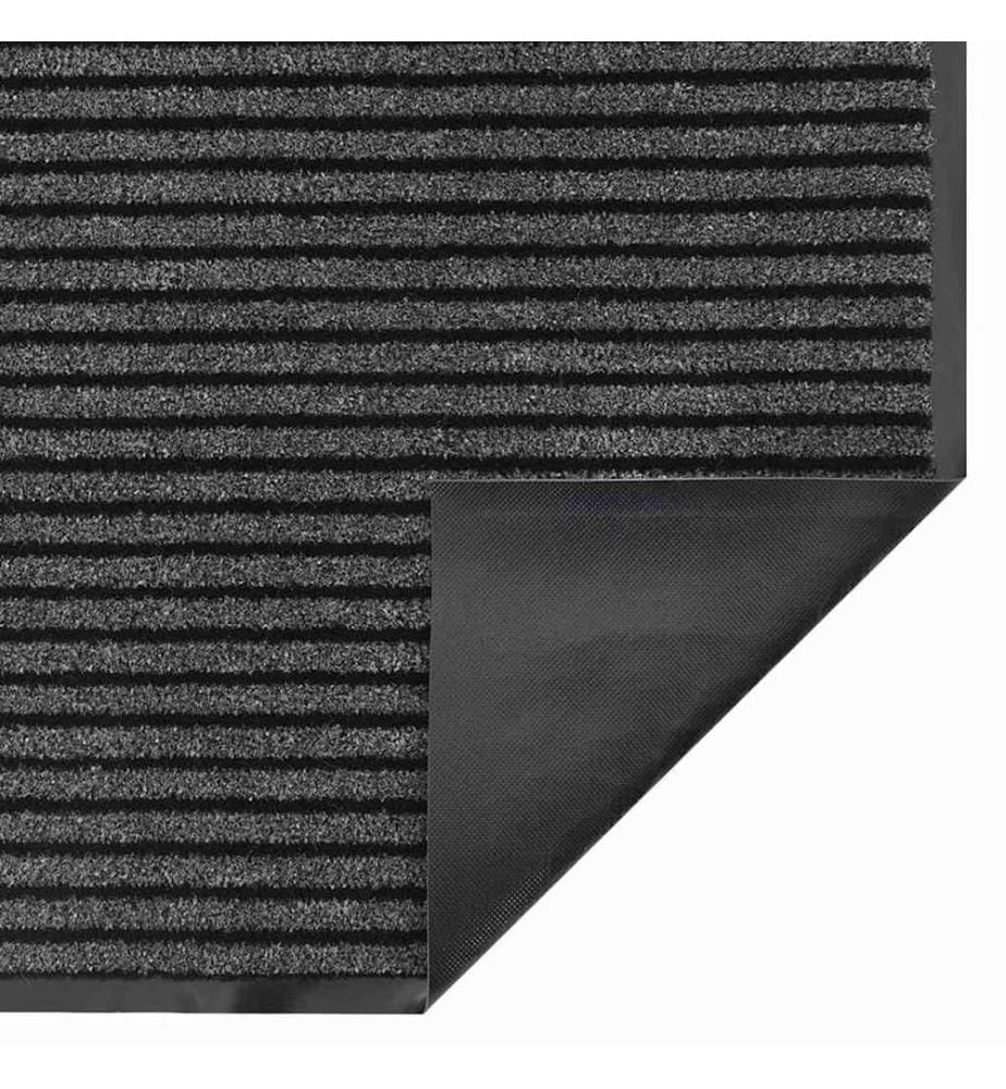 Entrance Mat Black 60 x 150 cm Polypropylene