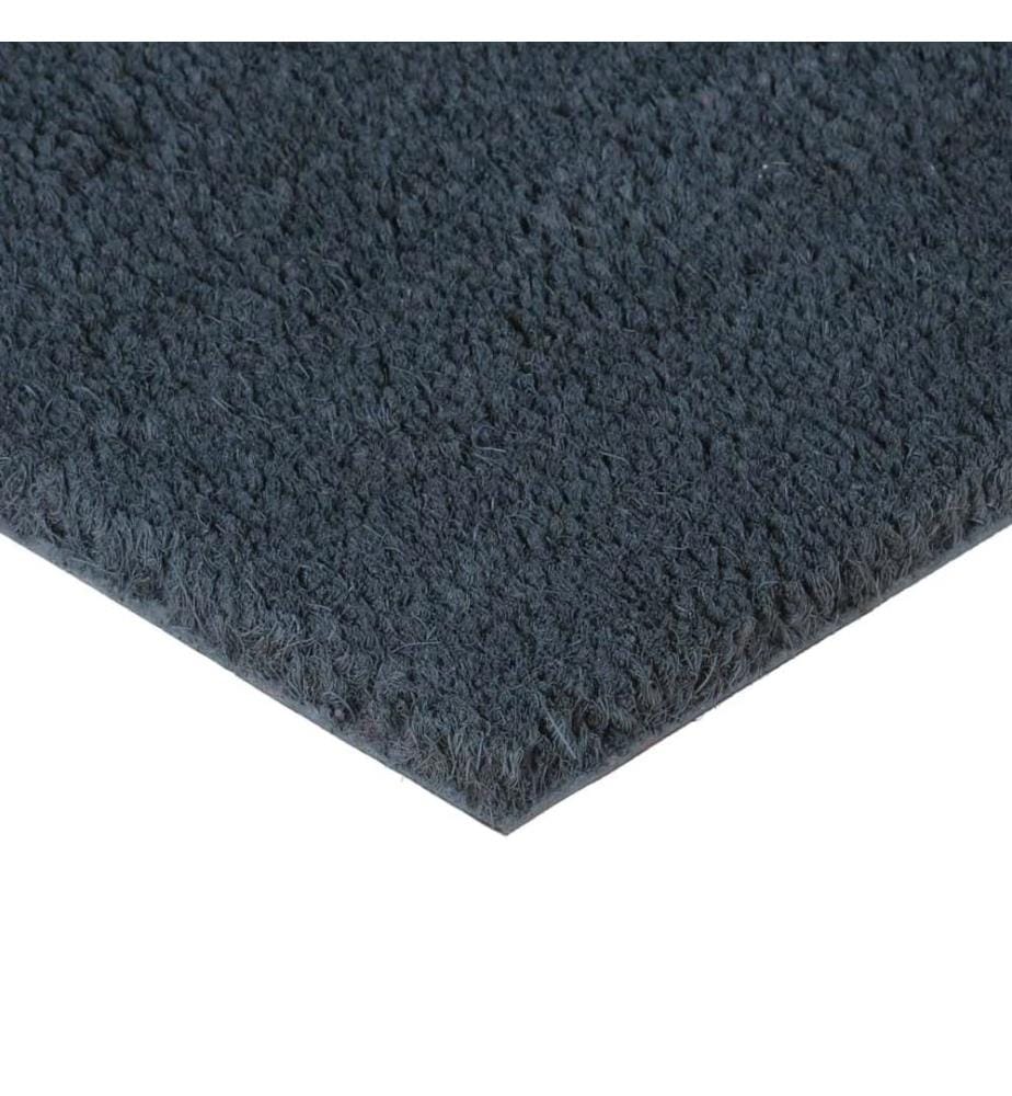 Doormat Dark Grey 60x90 cm Tufted Coconut Fibre