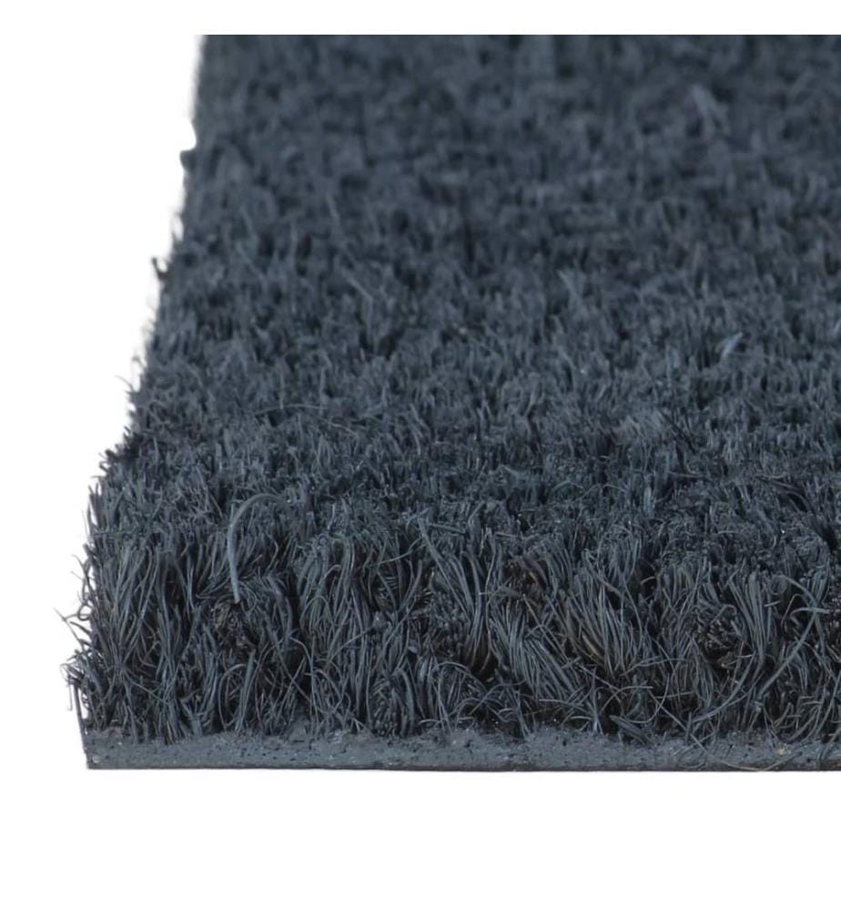 Doormat Dark Grey 60x90 cm Tufted Coconut Fibre