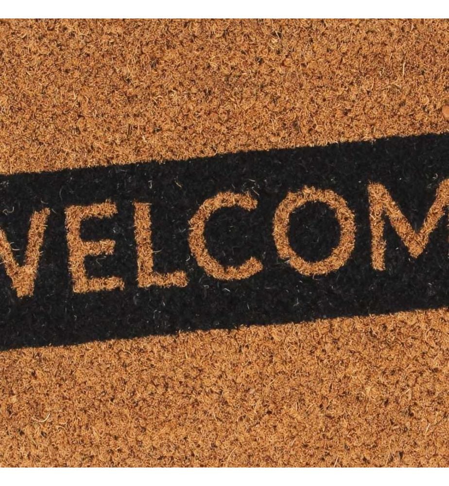 Doormat Natural 40x60 cm Tufted Coconut Fibre
