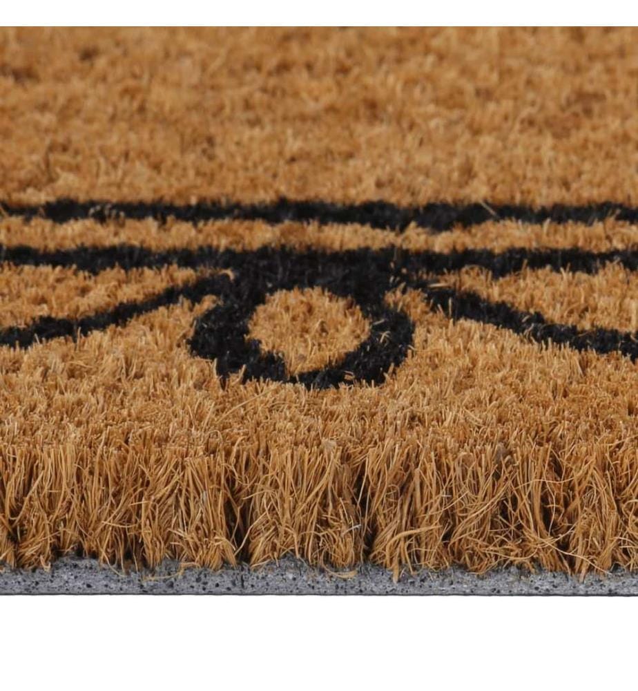 Fussmatte Natur 45x75 cm Kokosfaser Getuftet