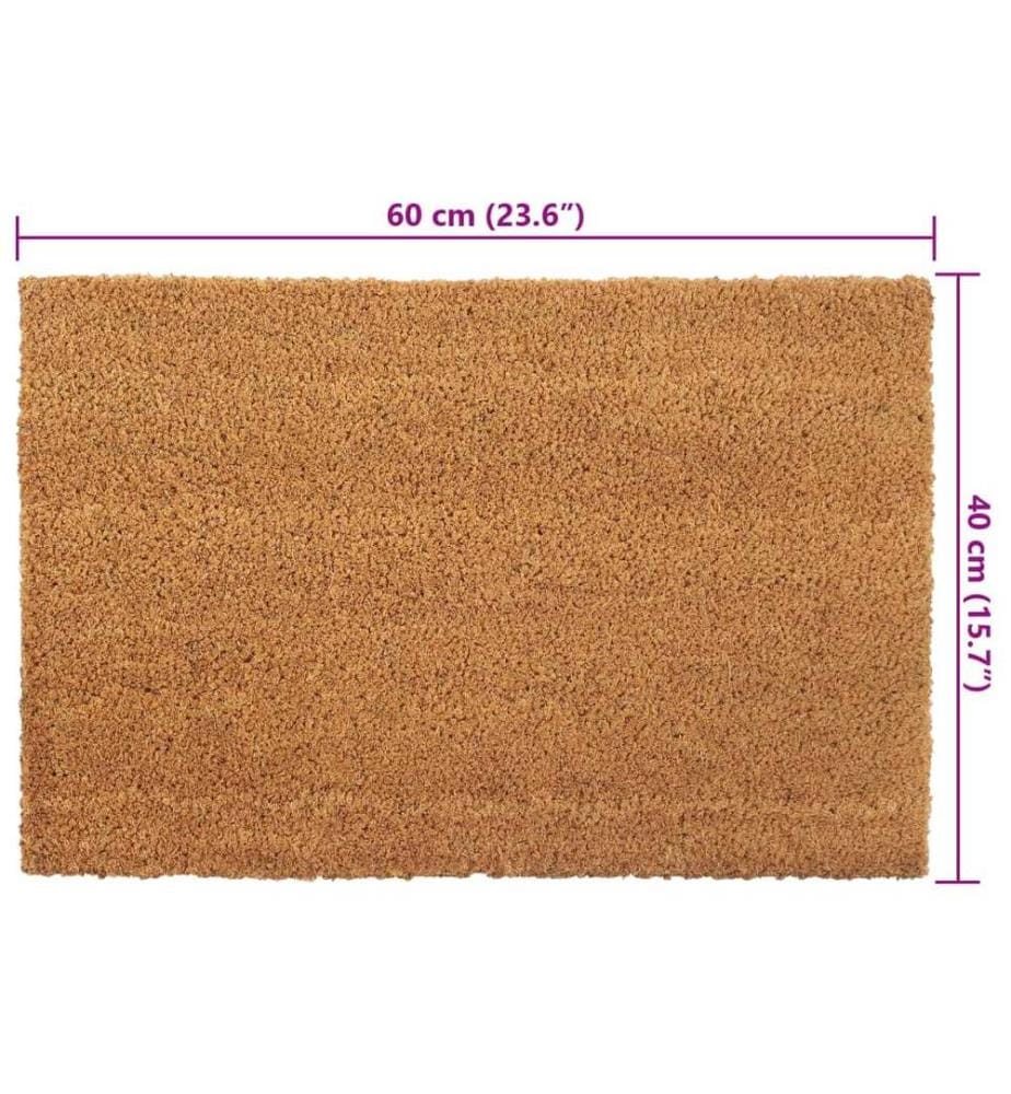 Fussmatte Natur 40x60 cm Kokosfaser Getuftet