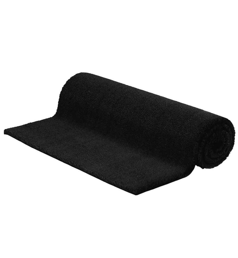 Fussmatte Schwarz 100x300 cm Kokosfaser Getuftet