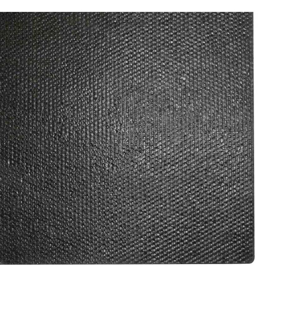 Fussmatte Schwarz 100x300 cm Kokosfaser Getuftet