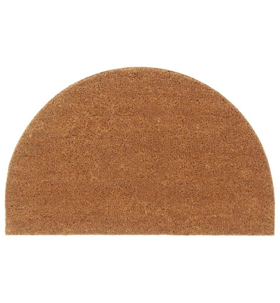 Fussmatte Natur Halbrund 50x80 cm Kokosfaser Getuftet