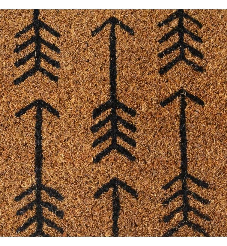 Fussmatte Natur 45x75 cm Kokosfaser Getuftet