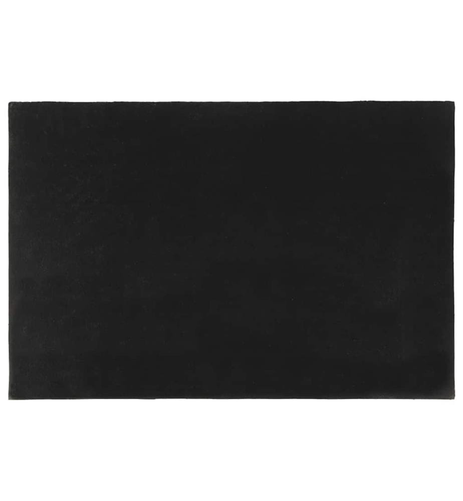 Fussmatte Schwarz 60x90 cm Kokosfaser Getuftet