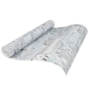 3D Stein Tapete Hellgrau 10 x 0,53 m Vliesstoff