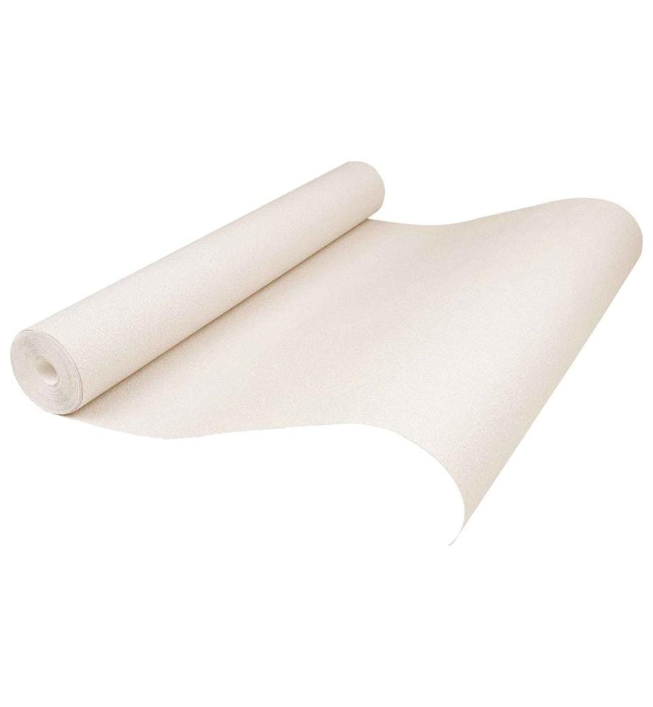 Papier peint 3D Solide Rayé Beige 10 x 0,53 m Tissu non tissé