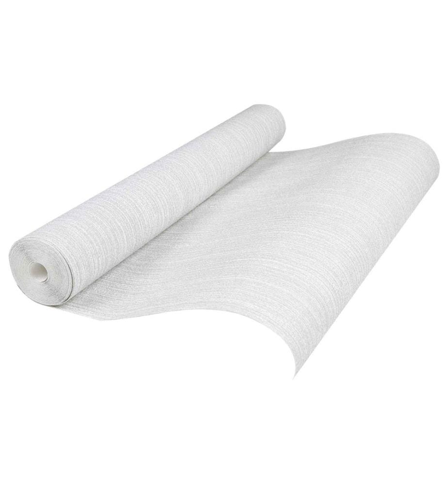 3D Solid Tapete Gestreift Hellgrau 10 x 0,53 m Vliesstoff