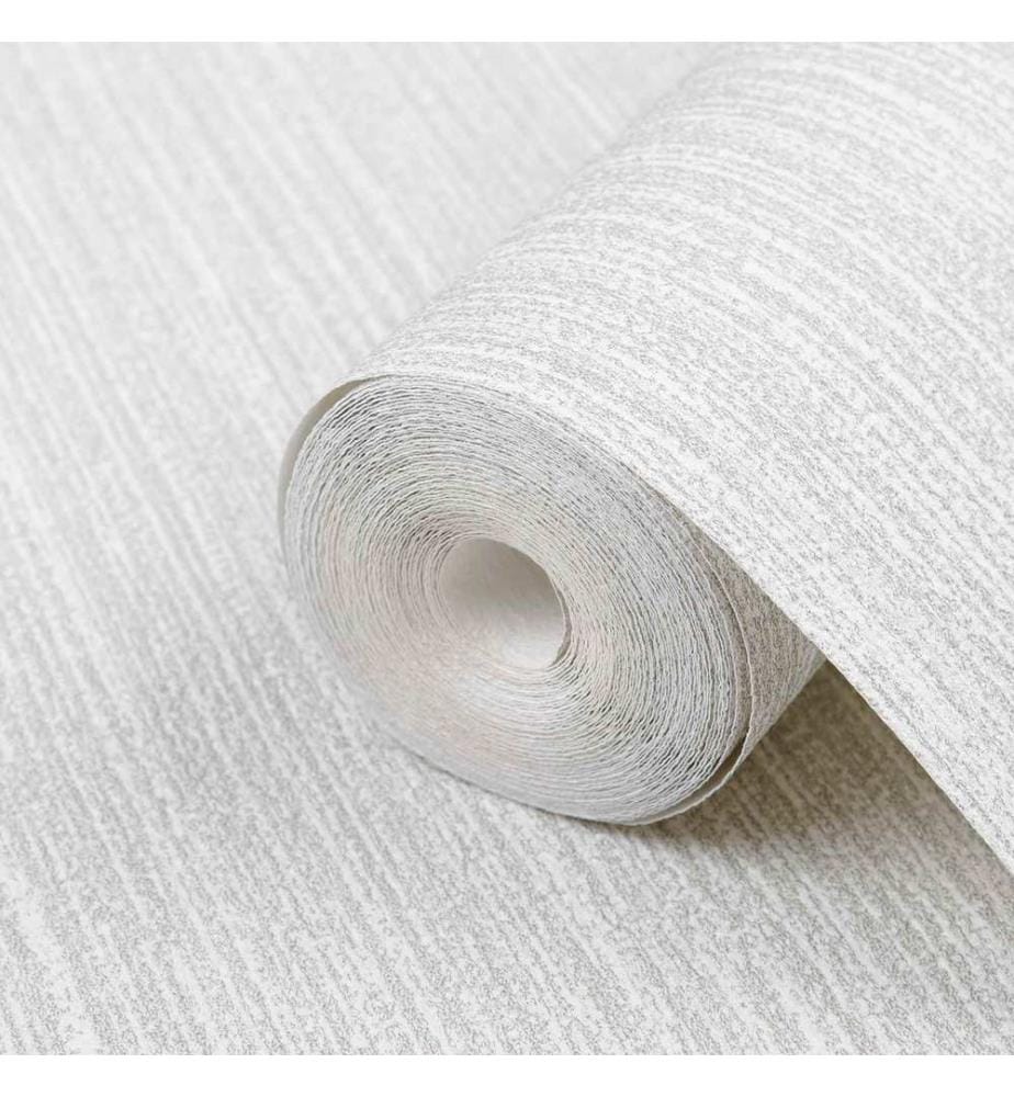 3D Solid Tapete Gestreift Hellgrau 10 x 0,53 m Vliesstoff