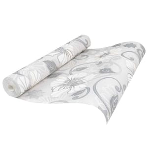 3D Solid Tapete Gestreift Blume 10 x 0,53 m Vliesstoff