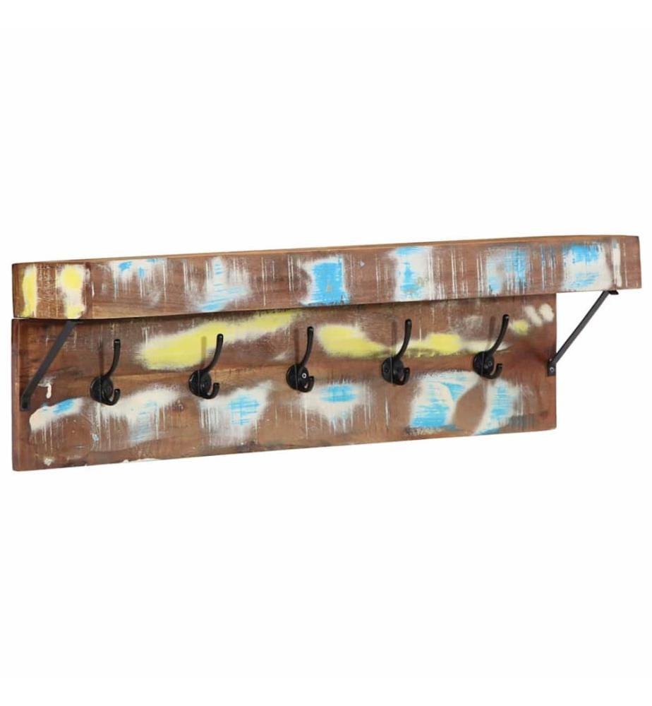 Garderobenständer Mehrfarbig 73 x 19 x 23 cm Massivholz Altholz
