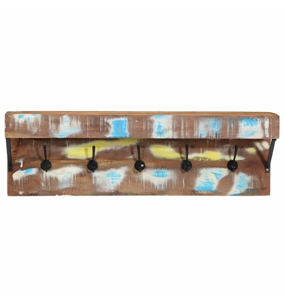 Garderobenständer Mehrfarbig 73 x 19 x 23 cm Massivholz Altholz
