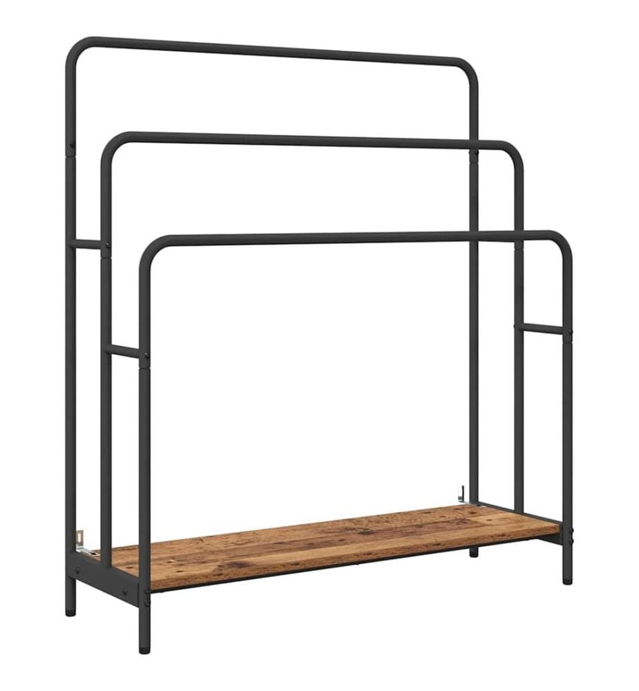 Kleiderständer Altholz 90 x 30 x 100,5 cm Holzwerkstoff