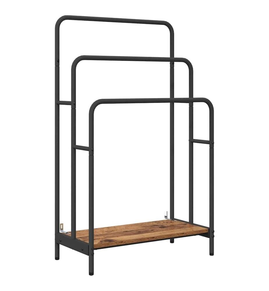 Kleiderständer Altholz 60 x 30 x 100,5 cm Holzwerkstoff
