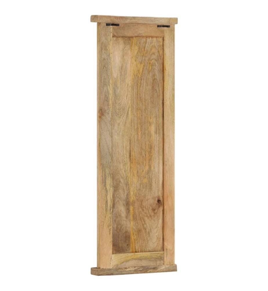 Garderoben 2 Stk. Massivholz Mango 38x100 cm