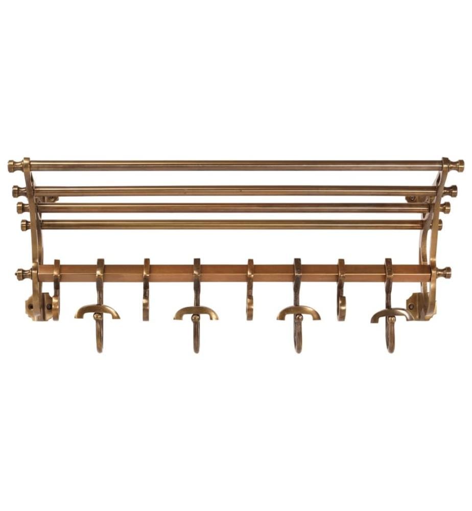 Wandgarderobe mit Kleiderhaken Aluminium