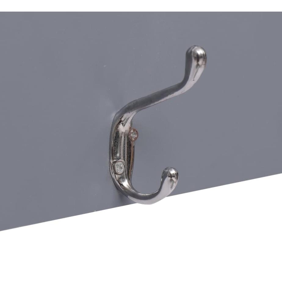 Wandgarderobe WELCOME Grau 74 x 29,5 cm
