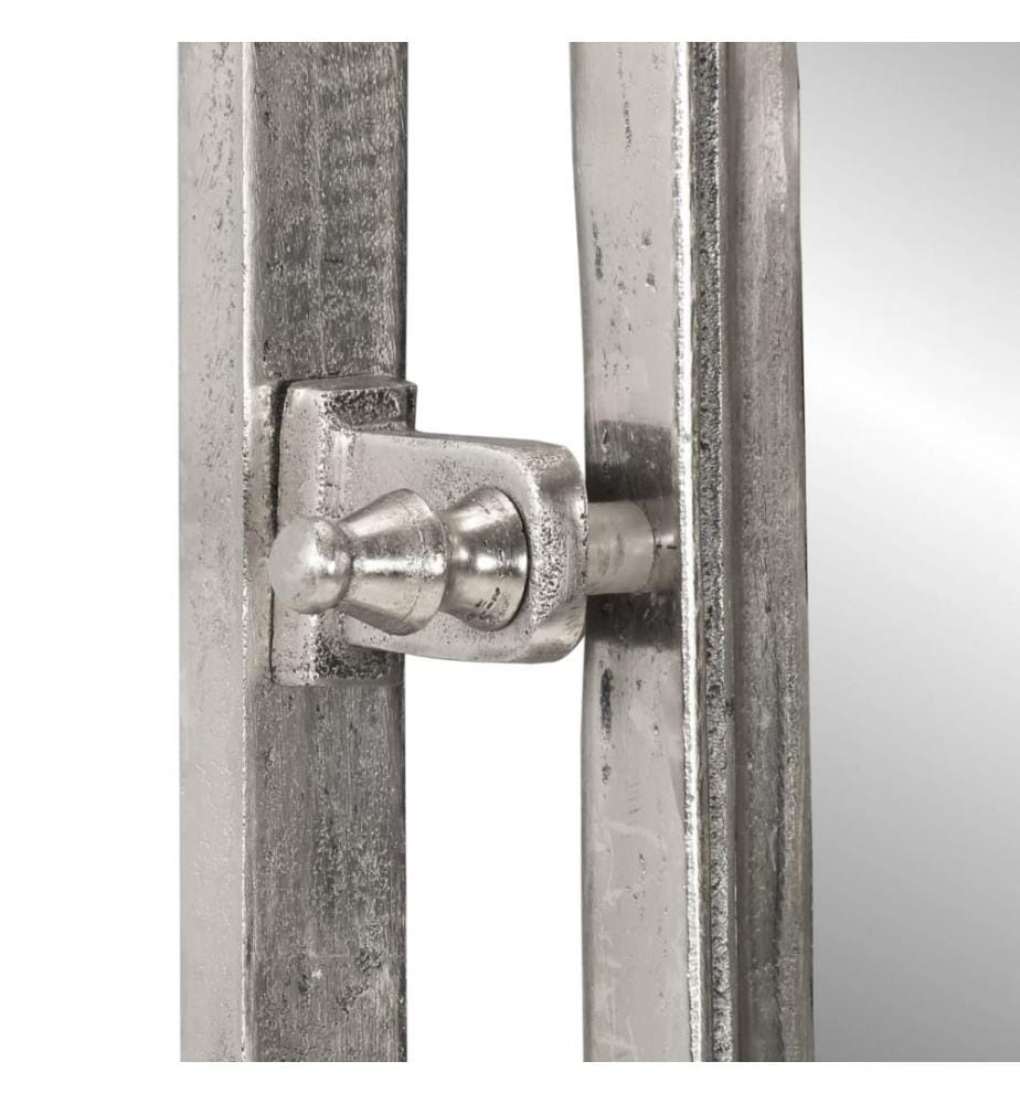 Wandgarderobe mit Kleiderhaken Aluminium