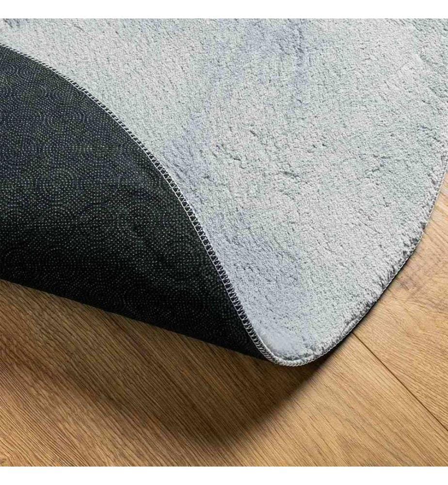 Bereichsteppiche Oval HUARTE Grau 80 x 150 cm 100 %Polyester