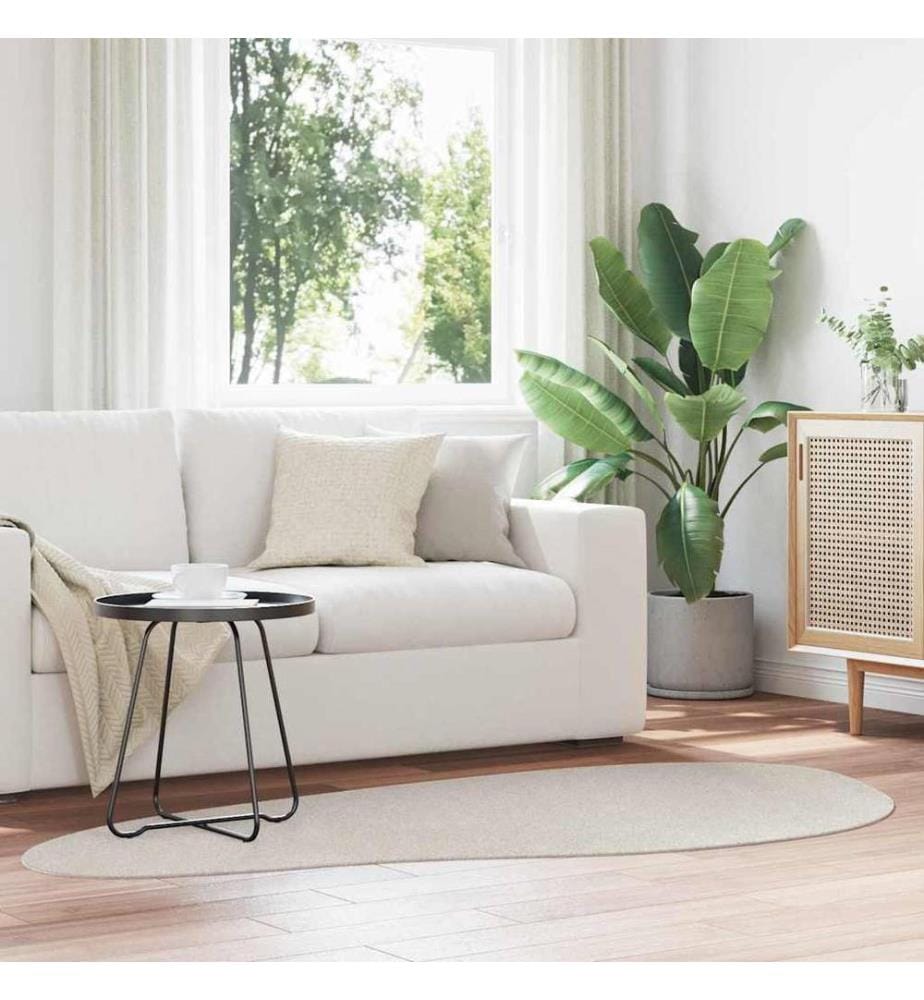 Bereichsteppiche HUARTE Sand 100 x 200 cm Polyester