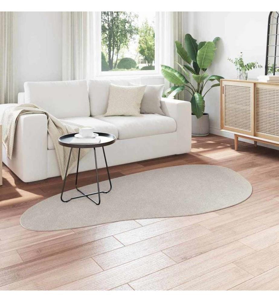 Bereichsteppiche HUARTE Sand 100 x 200 cm Polyester