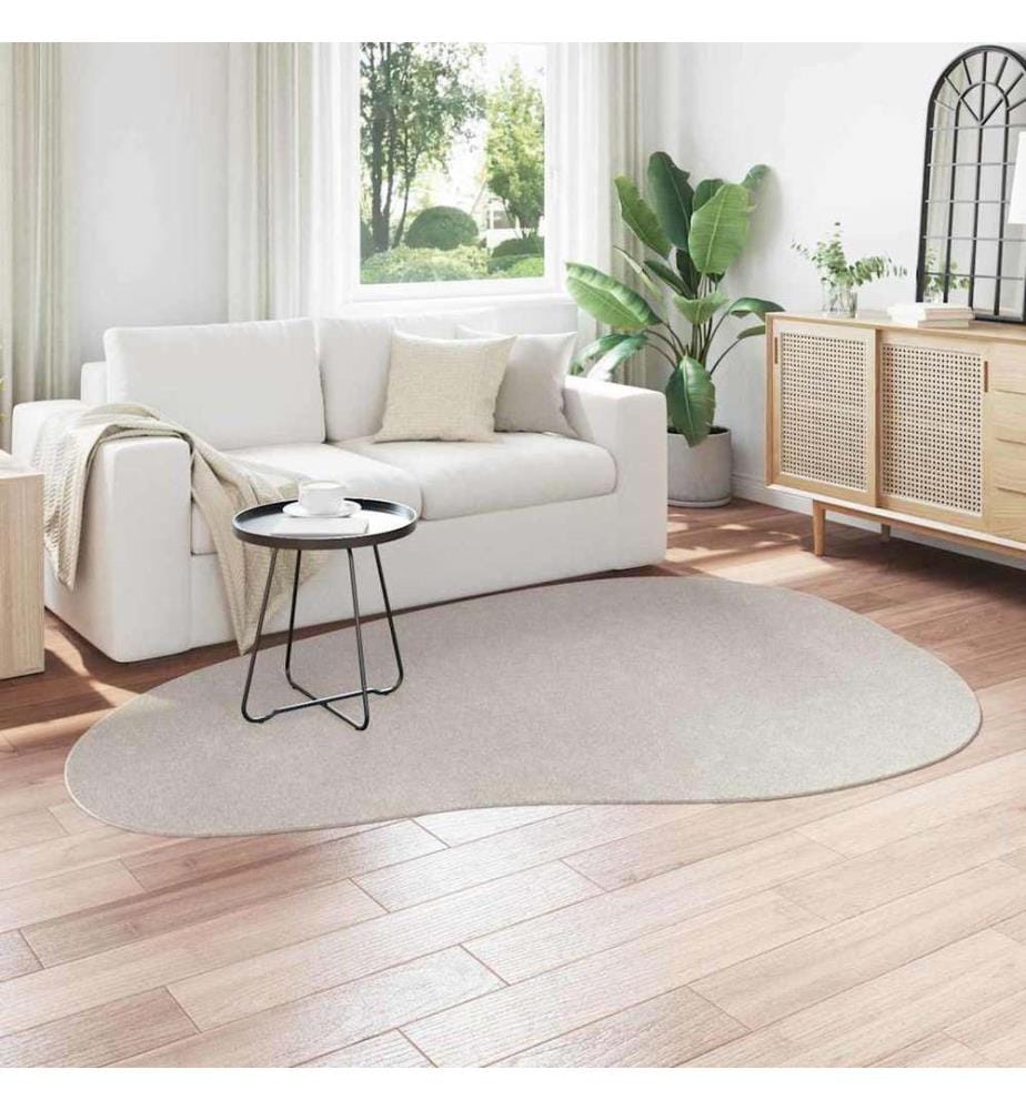 Tapis de surface HUARTE Couleur sable 160 x 230 cm Polyester