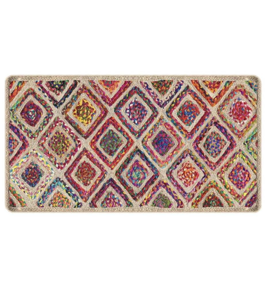 Teppich Waschbar Mehrfarbig 80x150 cm