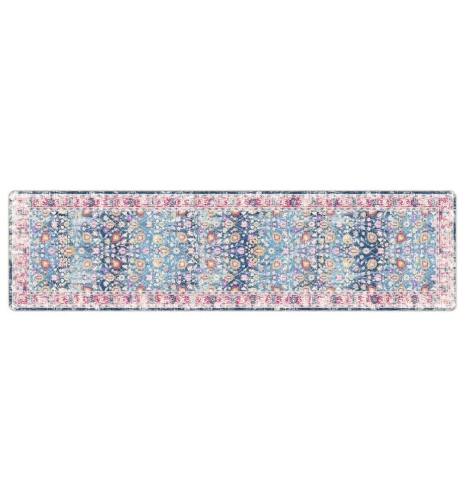 Teppich Waschbar Mehrfarbig 80x300 cm