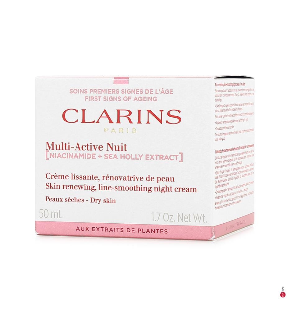 Crème Nuit Peaux Sèches Lissante et Rénovatrice Multi-Active - 50 ml
