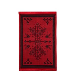 Tapis BiggHome Rouge Ethnique - 120x180 cm